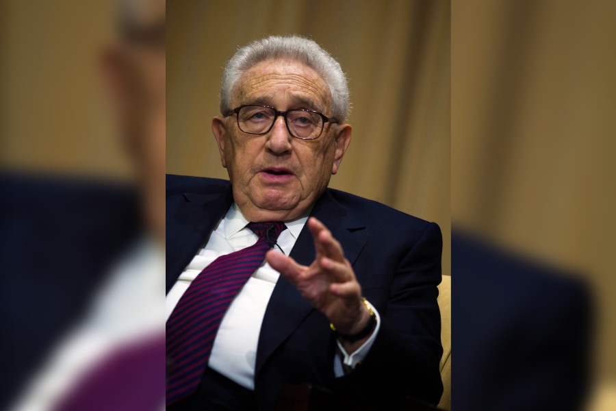 Former Secretary of State Henry Kissinger during a tribute to former President Gerald R. Ford at the National Archives in Washington on Monday, June 19, 2006.